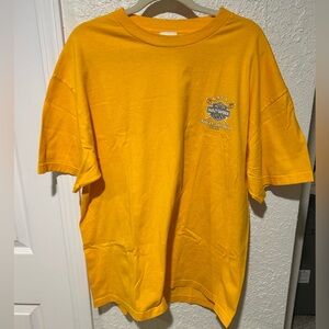 Harley Davidson Kauai Hawaii unisex size XL  yellow t-shirt.
